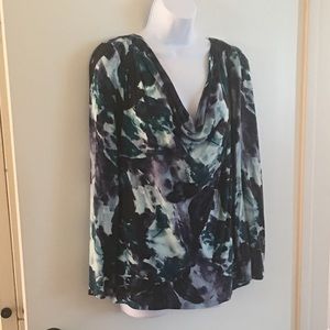 Apt 9 cowl neck tunic top Large